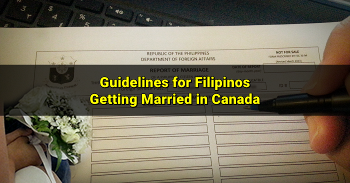 report of marriage canada