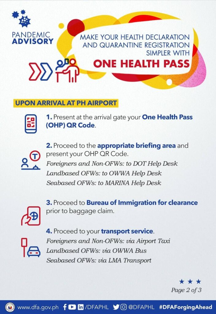 How to Register in One Health Pass For Filipinos