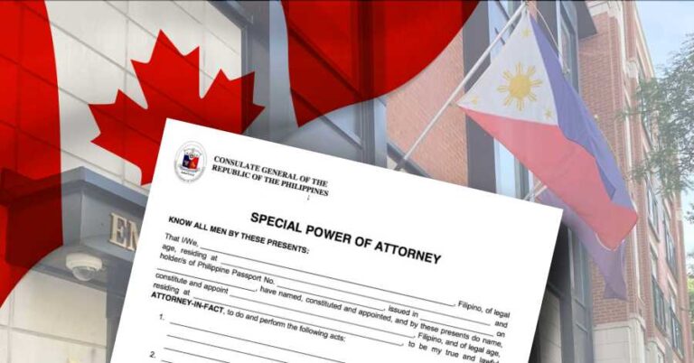 How To Notarize Documents Special Power Of Attorney In Canada Canada OFW