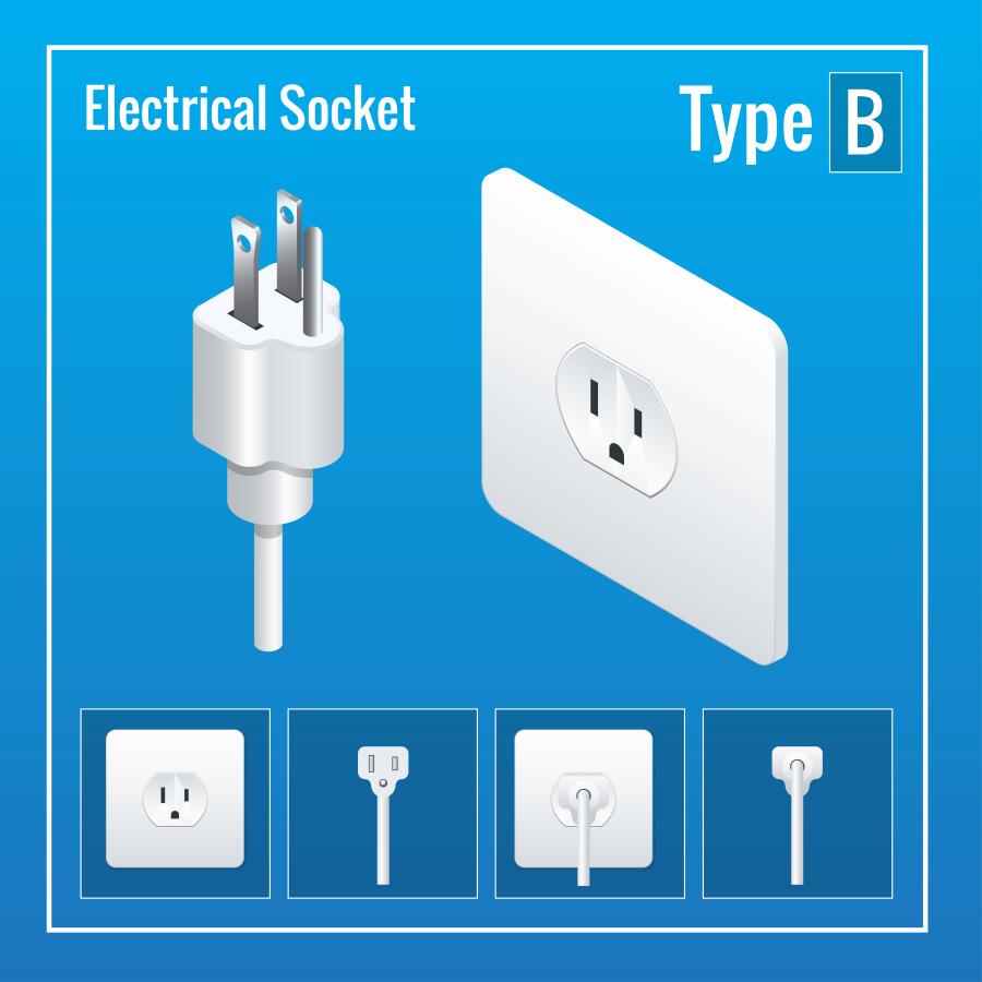 Canada Plug Type Power Outlet Adapter